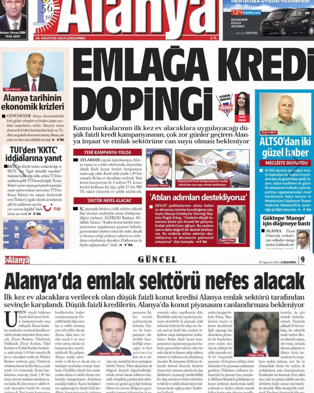 Alanya'da Emlak Sektörü Nefes Alacak